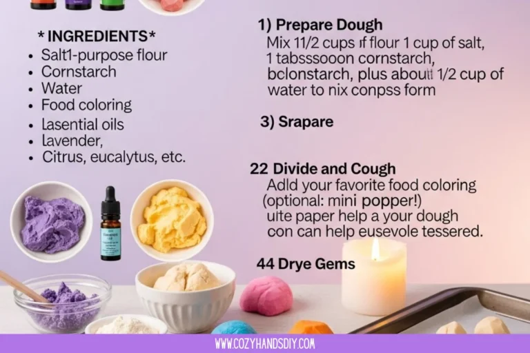 DIY aromatic gems using natural scented crystals for home fragrance