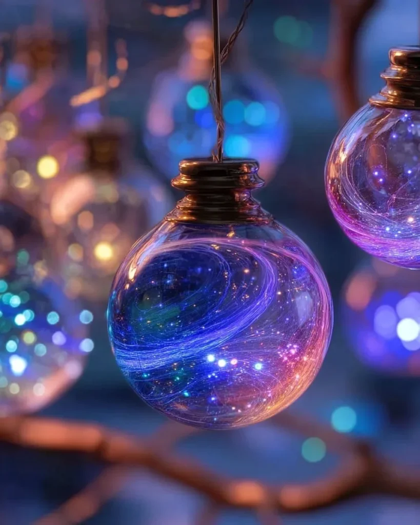Nebula Glow Ornaments