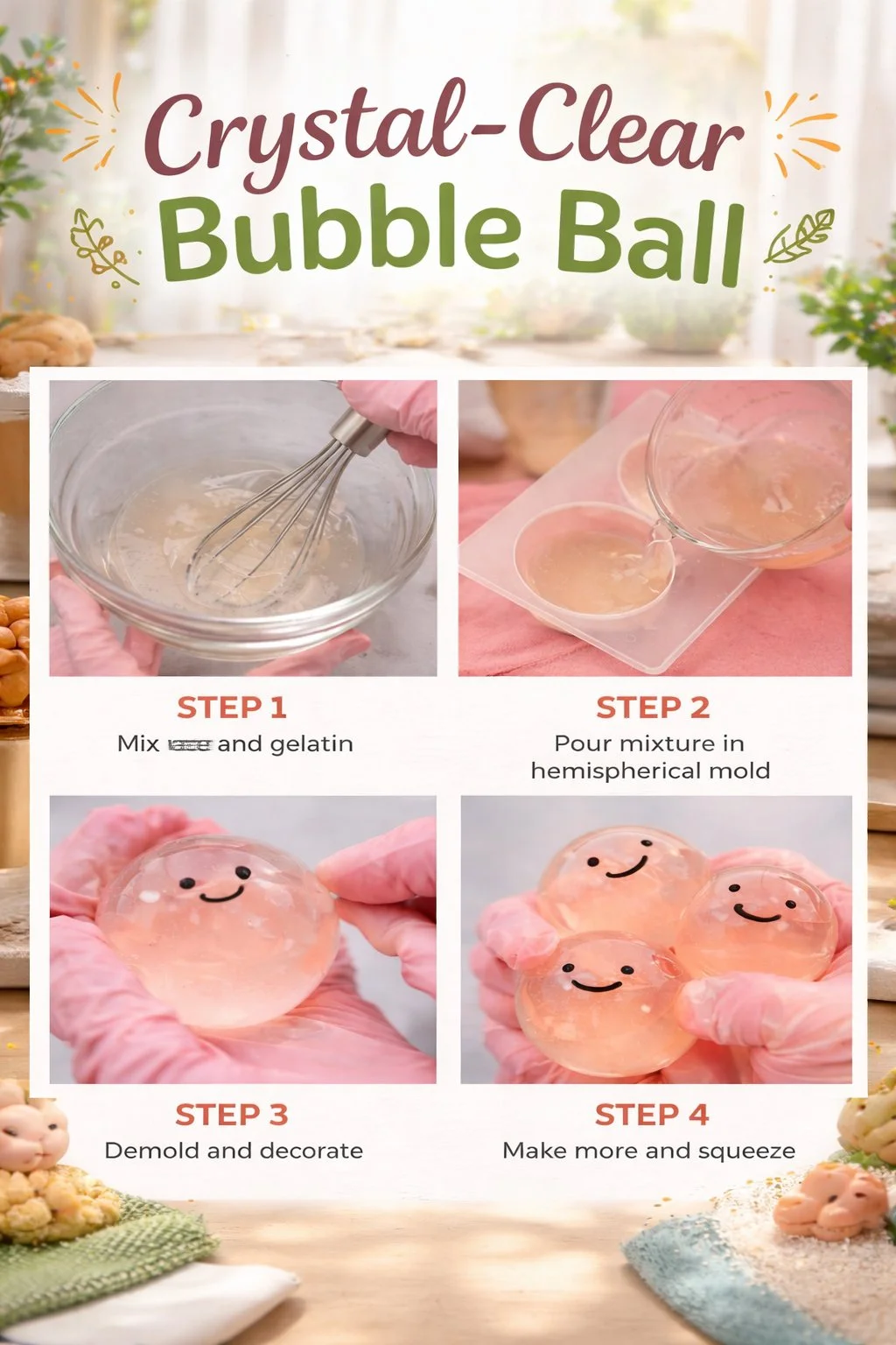 Crystal-Clear Bubble Ball for fun and entertainment