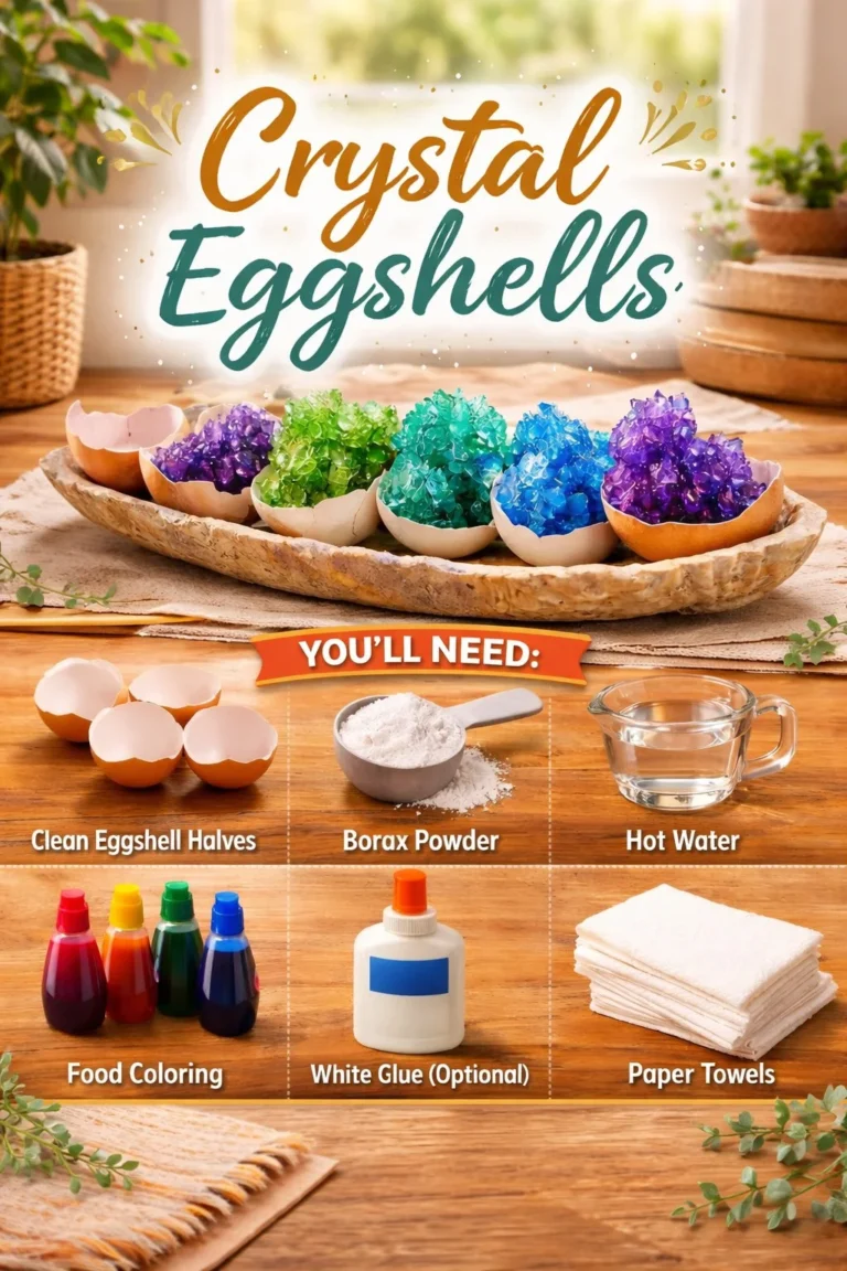 Gorgeous crystal eggshells showcasing intricate designs and colors.