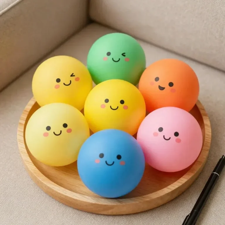 Cotton Ball Water Bead Squishies for sensory play and stress relief
