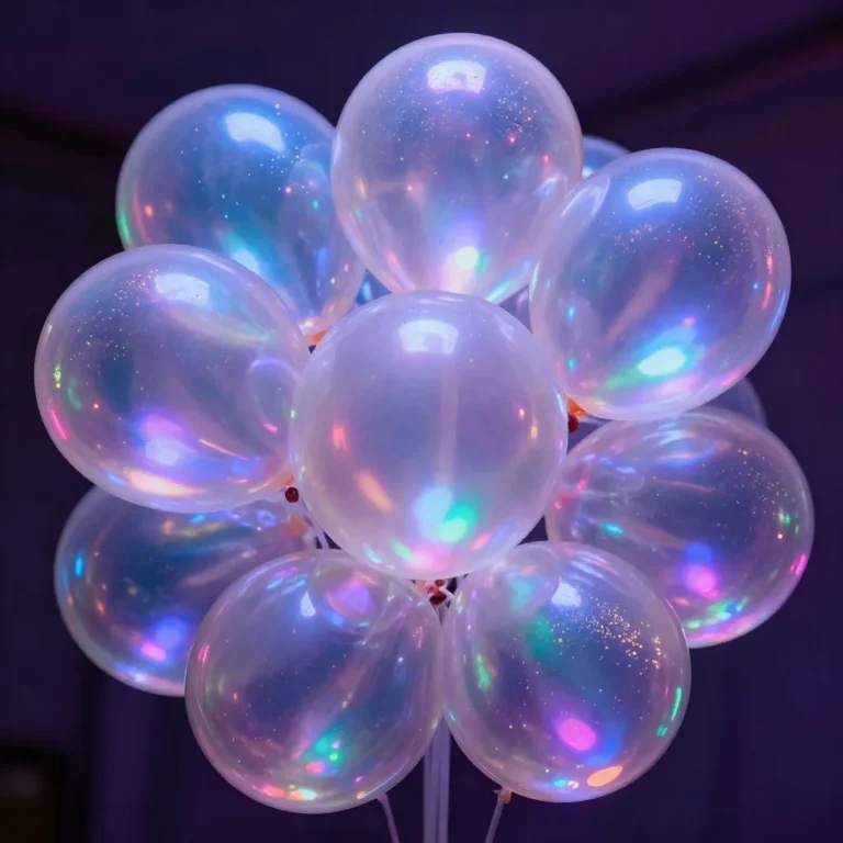 Colorful homemade Rainbow Glow Bouncy Balls for cozy playtime activities.