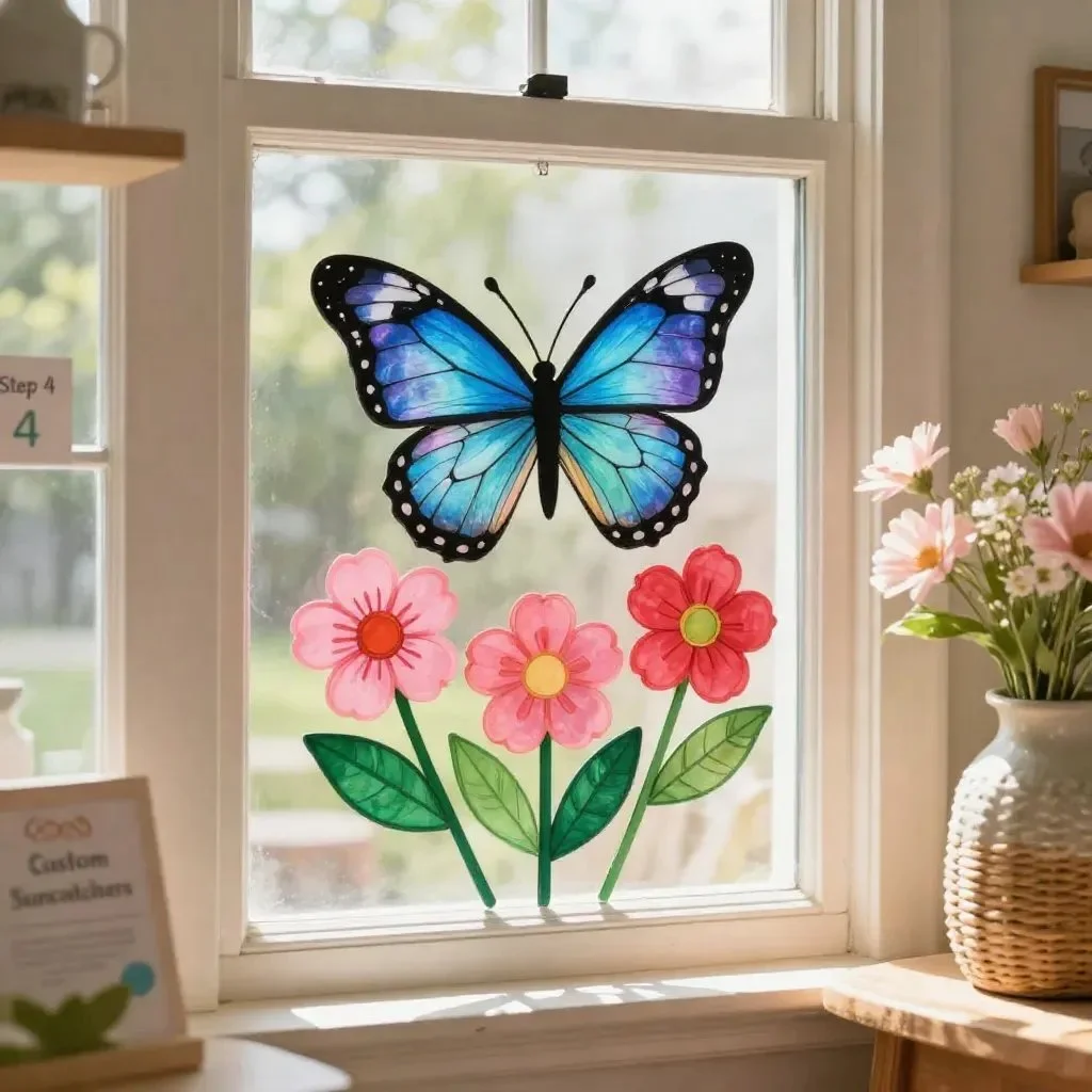 Cozy home decor featuring Magic Window Clings for a serene ambiance.