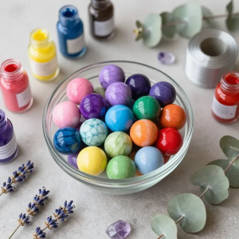 Colorful marbled bouncy balls ideal for comfort and playful fun.