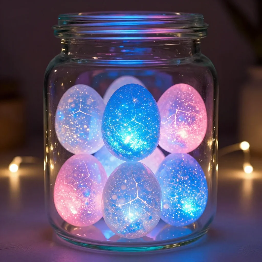 Translucent Eggs Become Calming Comforts