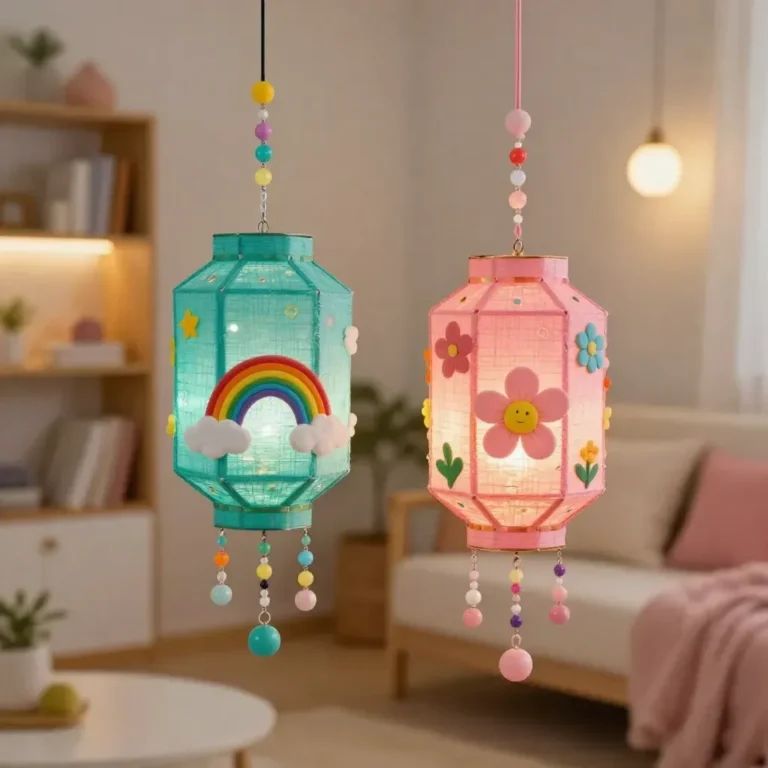 DIY Hanging Cup Lanterns