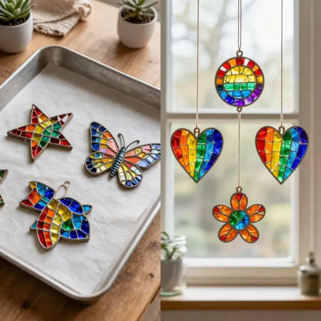 Rainbow Suncatchers Turn Into Cozy Rainbows