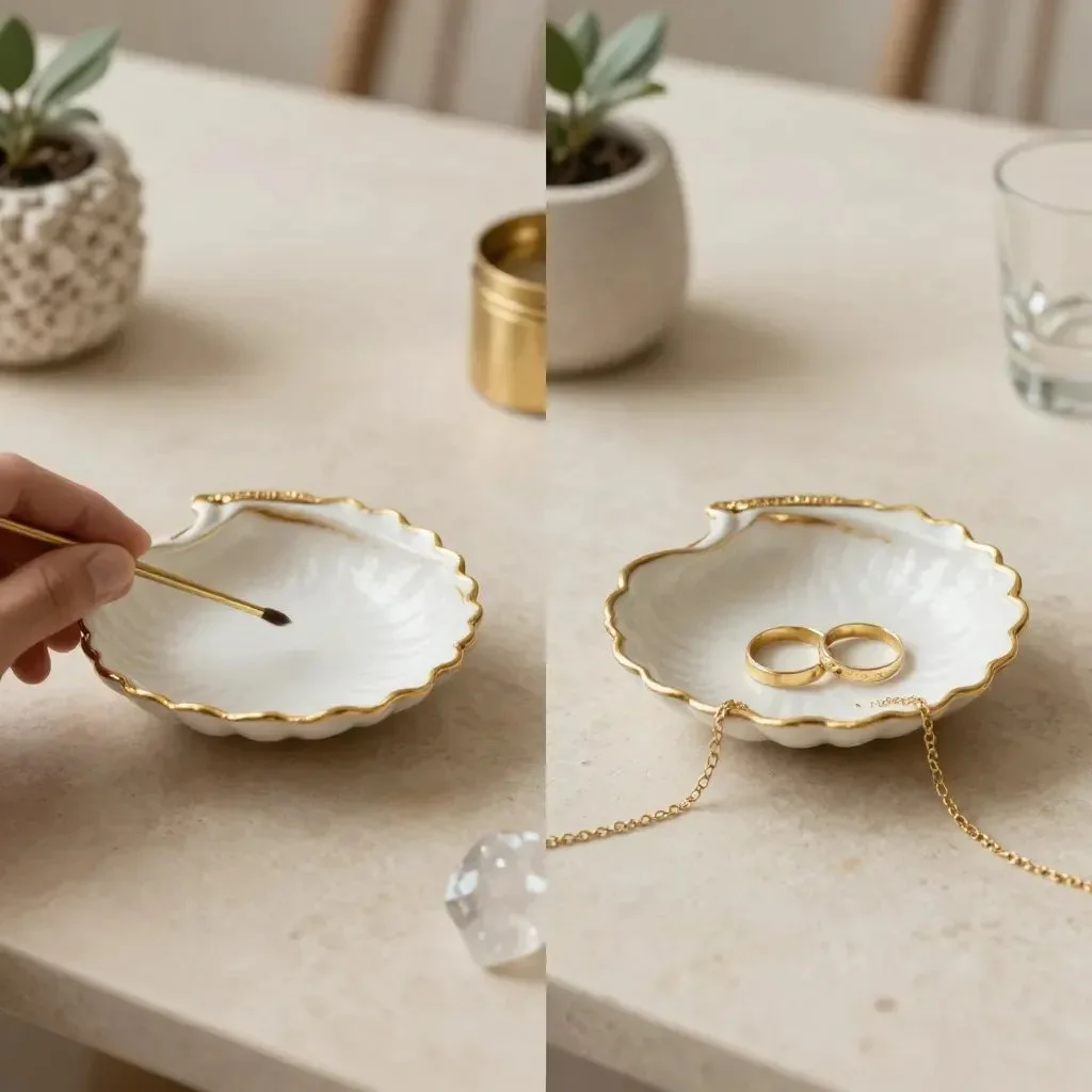 Crystal Ring Dish Becomes Cozy Keepsake