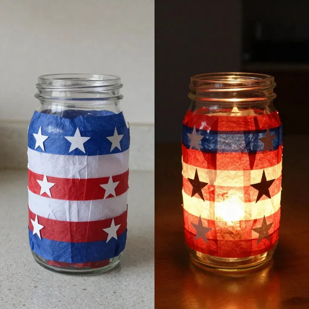 Cozy glowing star lantern providing warm light for home decor