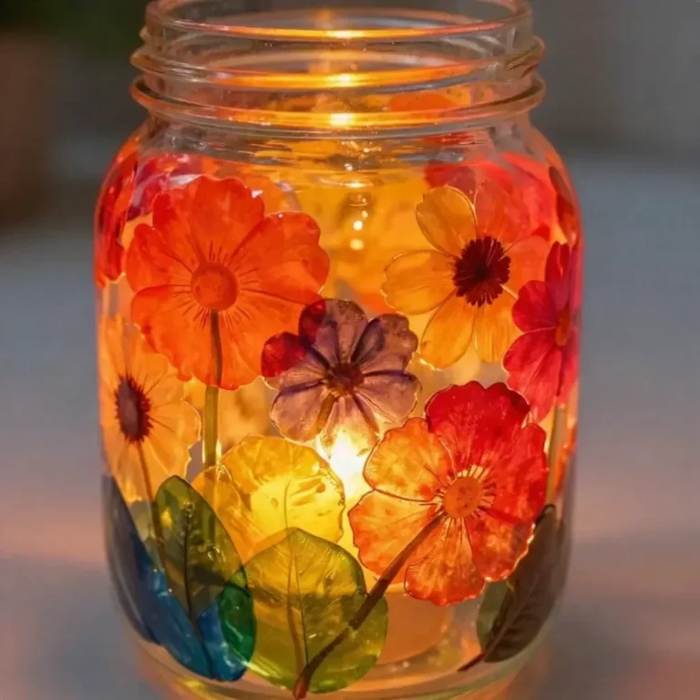Colorful rainbow tissue-paper flower lantern hanging for festive decor