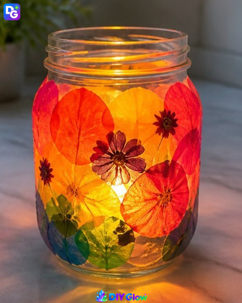 Rainbow Tissue-Paper Flower Lantern