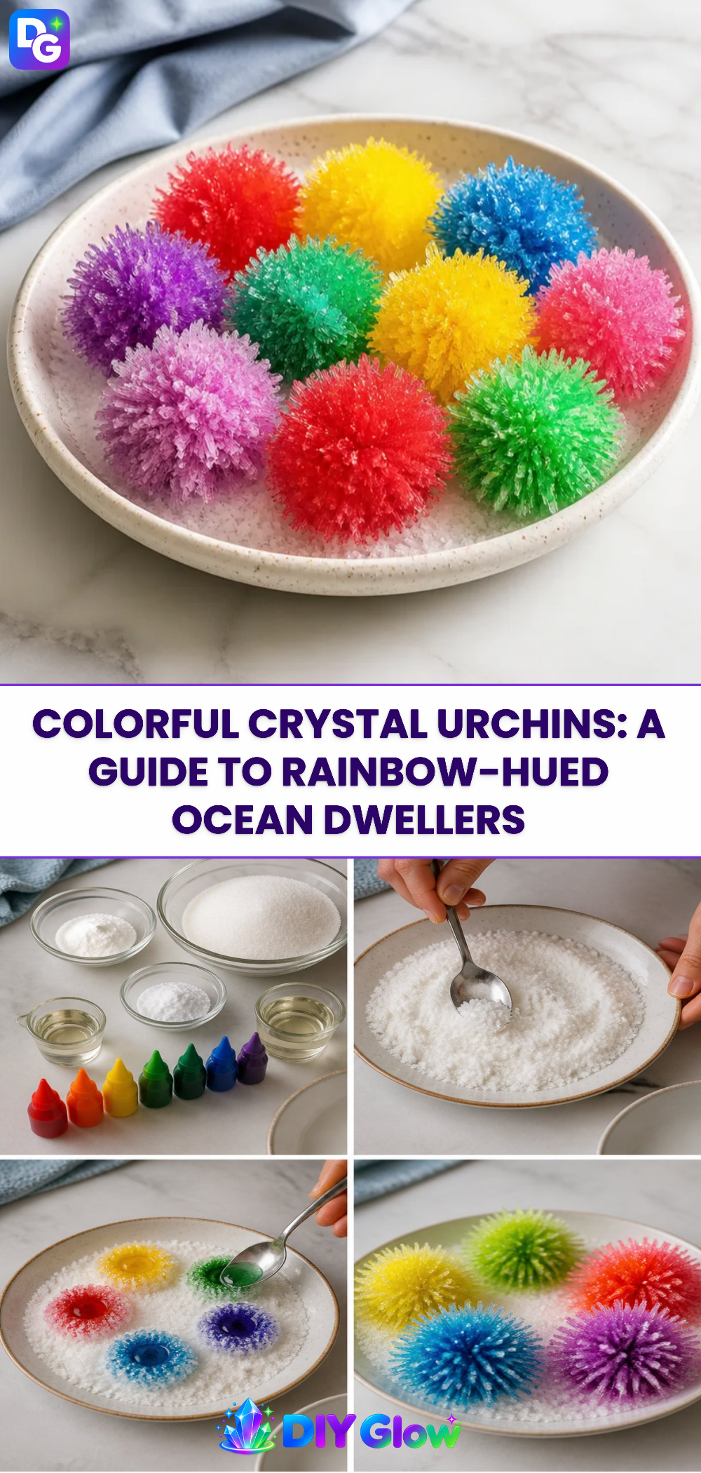 Colorful Crystal Urchins: A Guide to Rainbow-Hued Ocean Dwellers