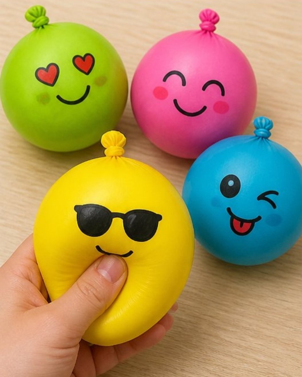 Cotton Ball Balloon Squishies