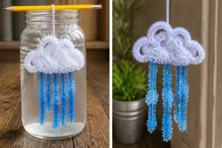 Crystal Cloud Raindrops displaying shimmering, iridescent crystal formations