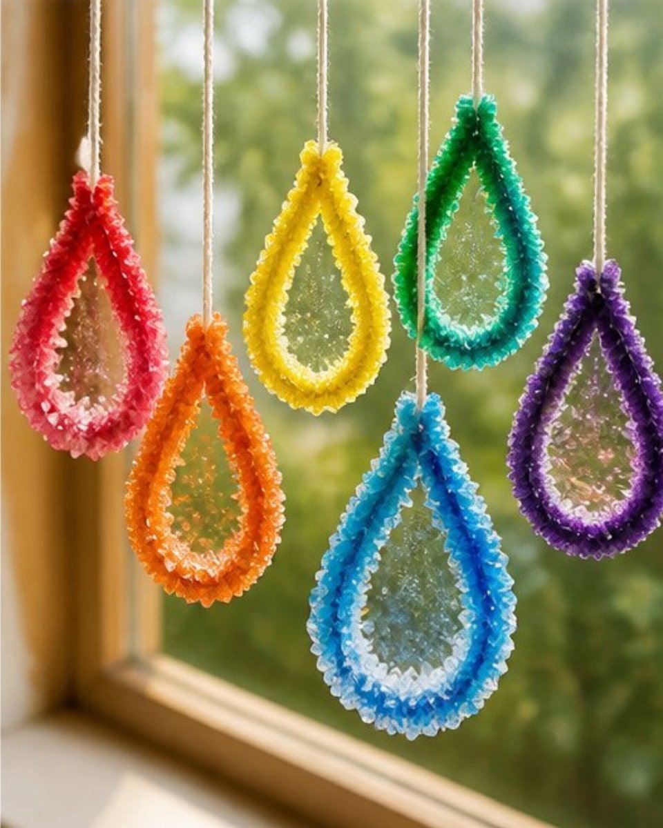 Crystal Rainbow Window Drops