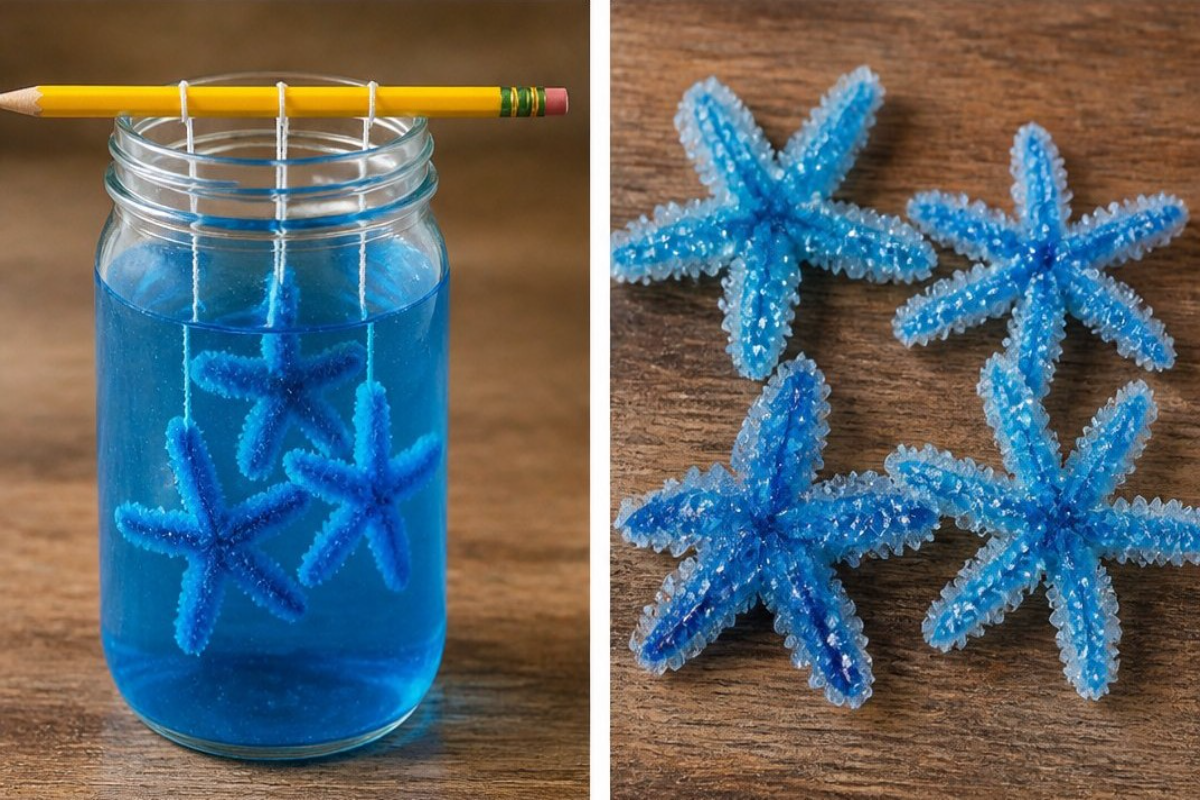 Crystal Starfish Geodes