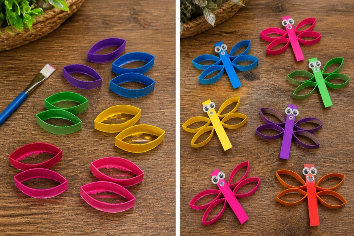 Dragonfly Wall Decor Borax Pipe Cleaner Mason Jar