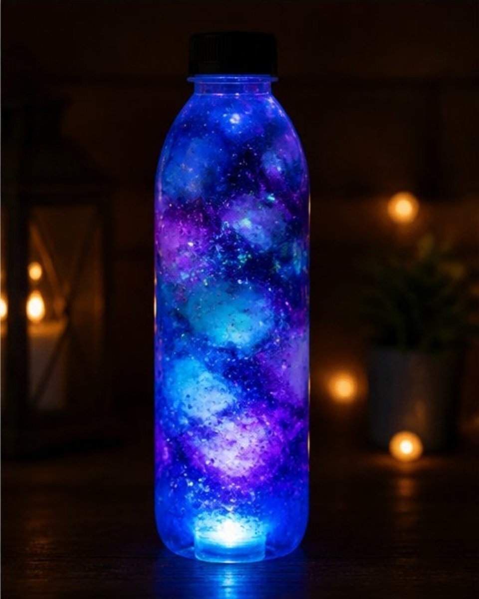 Glow-in-the-Dark Nebula Bottle