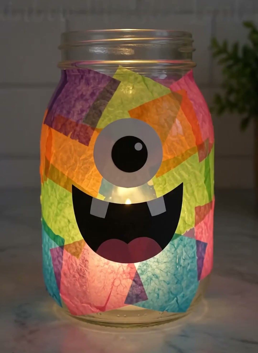 Glow-in-the-Dark Rainbow Monster Lanterns Turns Into Art