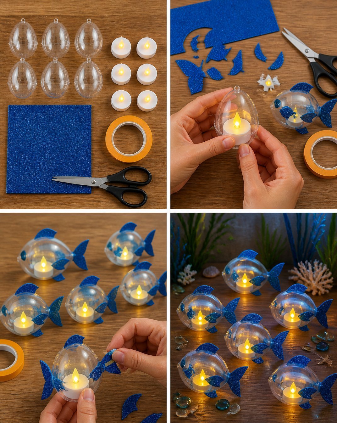 Glowing Fish Lanterns: Illuminated Aquarium Decor Ideas