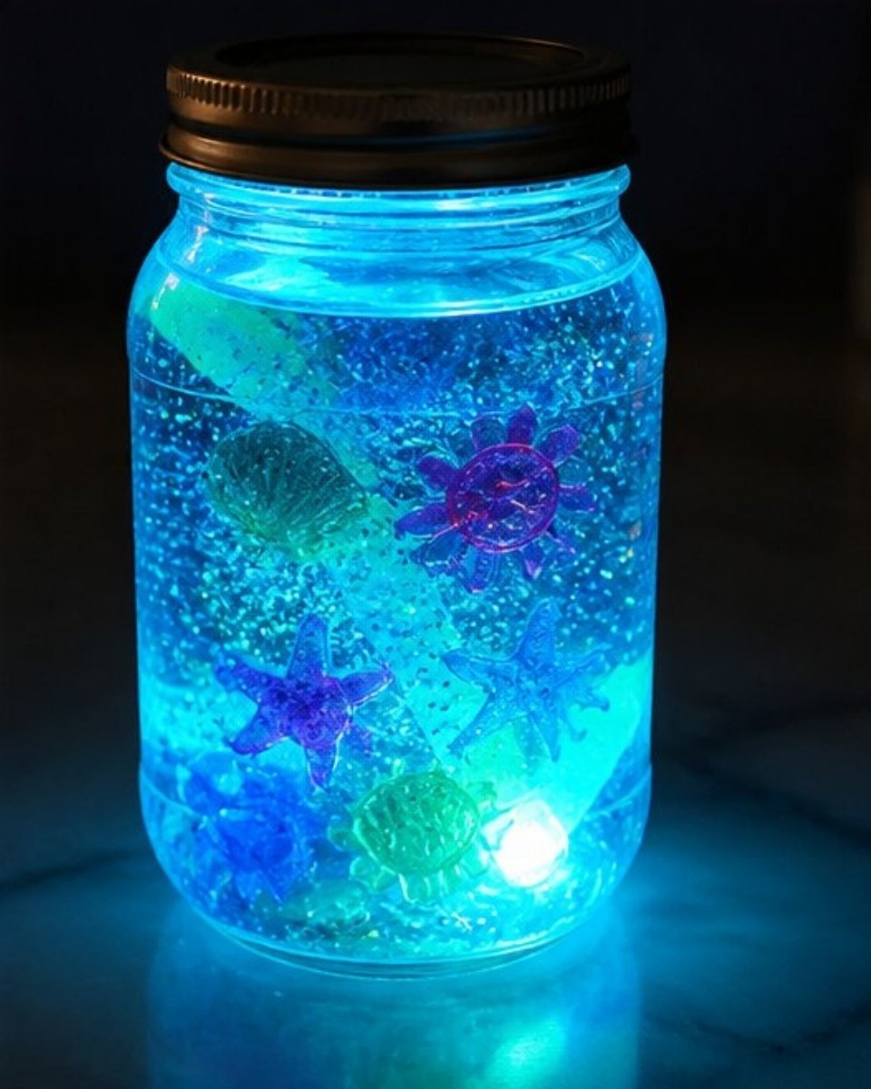 Glowing Ocean Jar