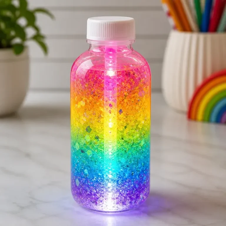 Glowing Rainbow Potion Bottle - a collectible that glows in the dark and adds charm.