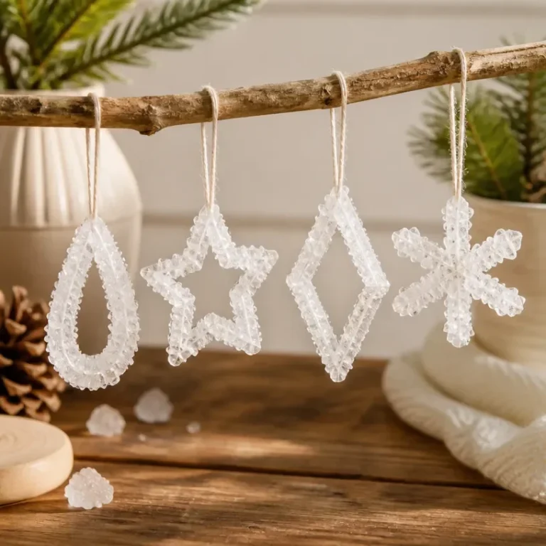 DIY guide for growing beautiful crystal ornaments at home