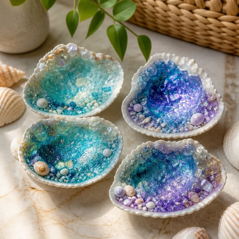 How to Grow Crystal Seashell Geodes