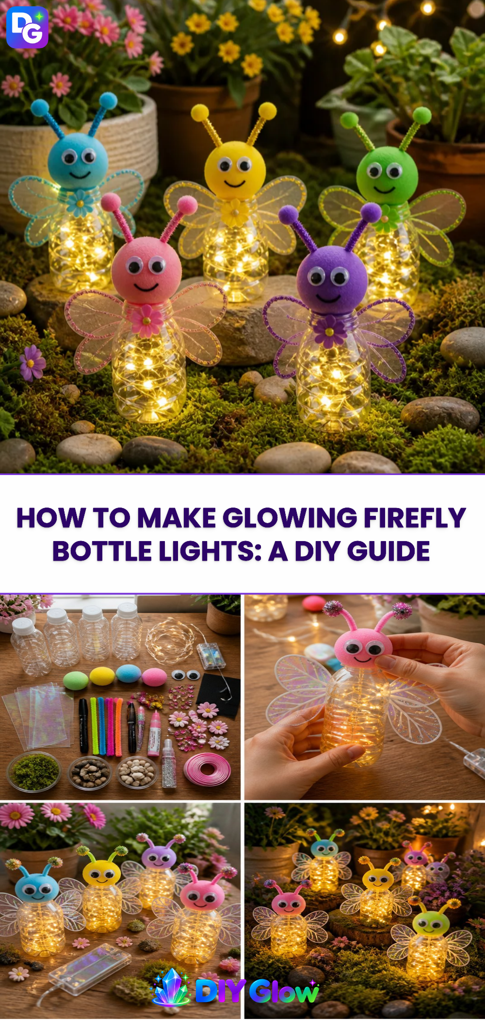 How to Make Glowing Firefly Bottle Lights: A DIY Guide