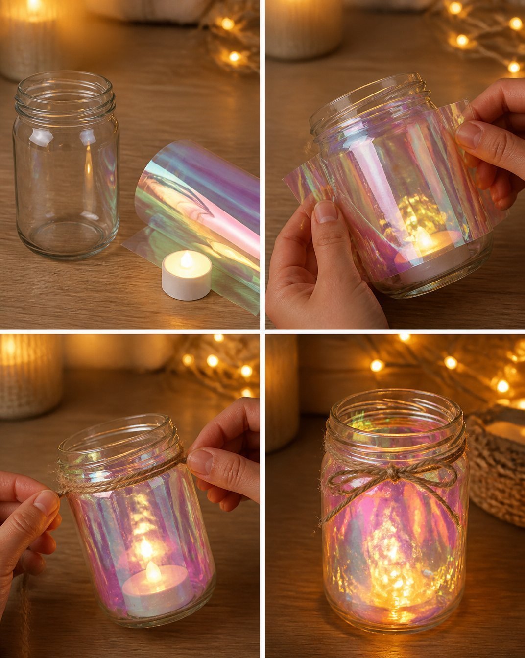 Iridescent Lantern with Enchanted Glow