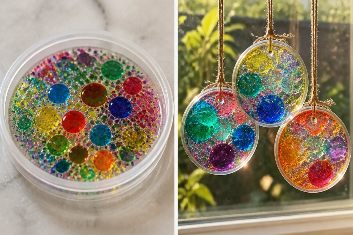 Lava Lamp Suncatchers