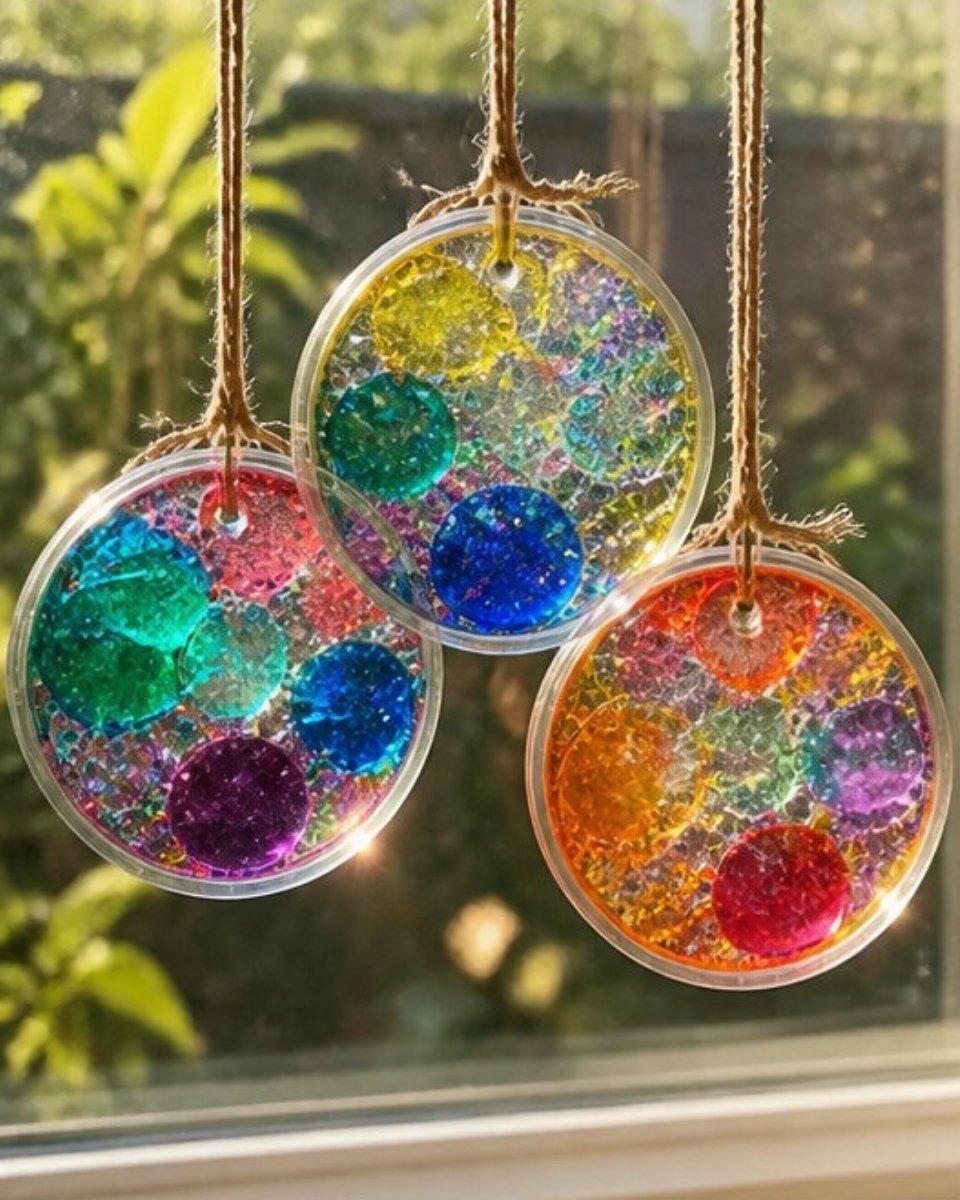 Lava Lamp Suncatchers