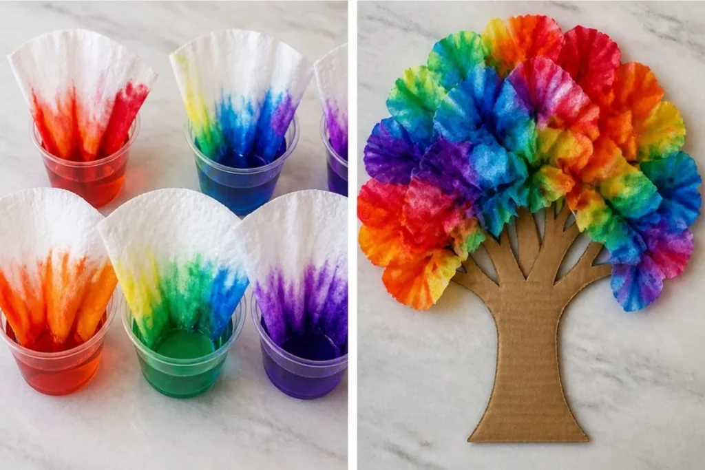 Vibrant Magic Colour Tree with colorful foliage and enchanting aura.