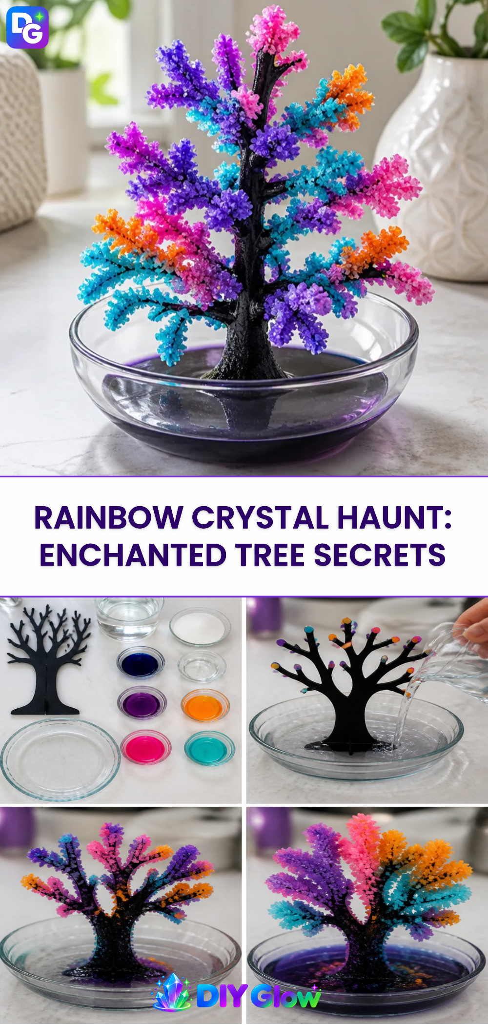 Rainbow Crystal Haunt: Enchanted Tree Secrets
