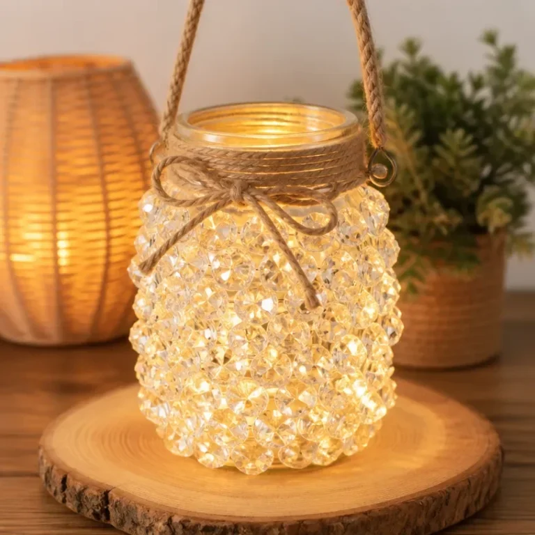Illuminate your space with a decorative Crystal Fairy Lantern.