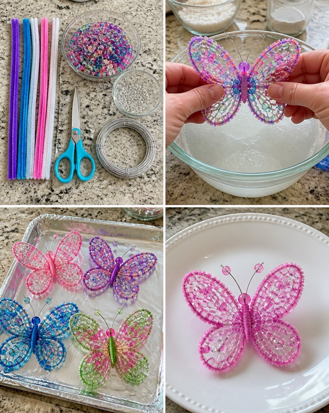 Easy Crystal Butterfly Wings DIY Tutorial