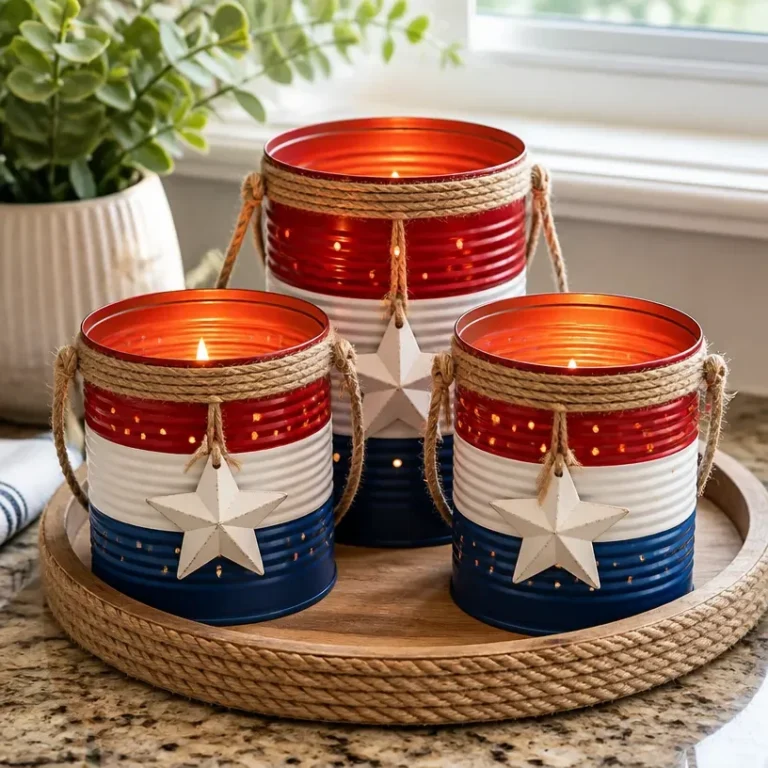 Star-Spangled Wind Chime for patriotic outdoor decor